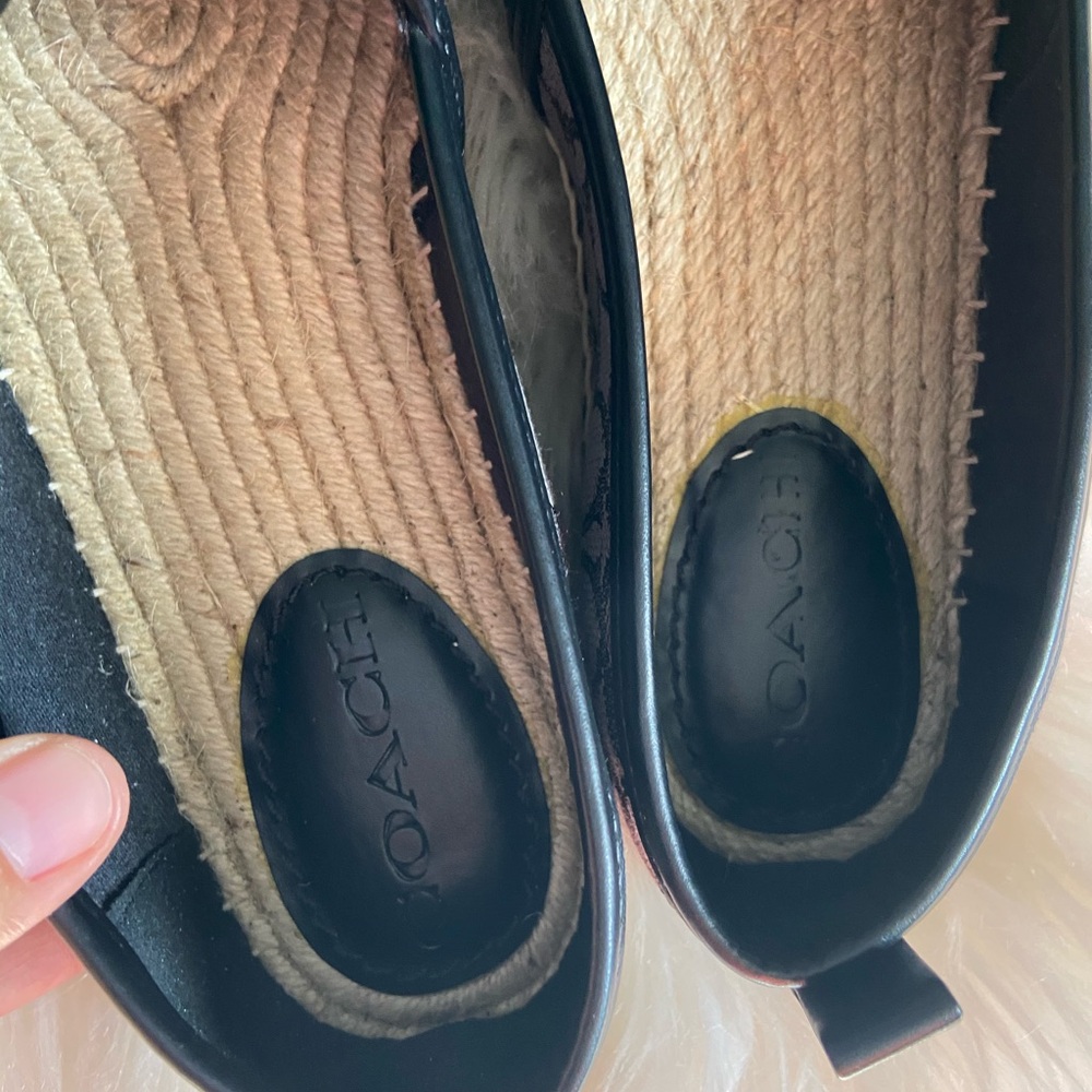 Coach logo espadille women’s size 8B - Picture 8 of 10
